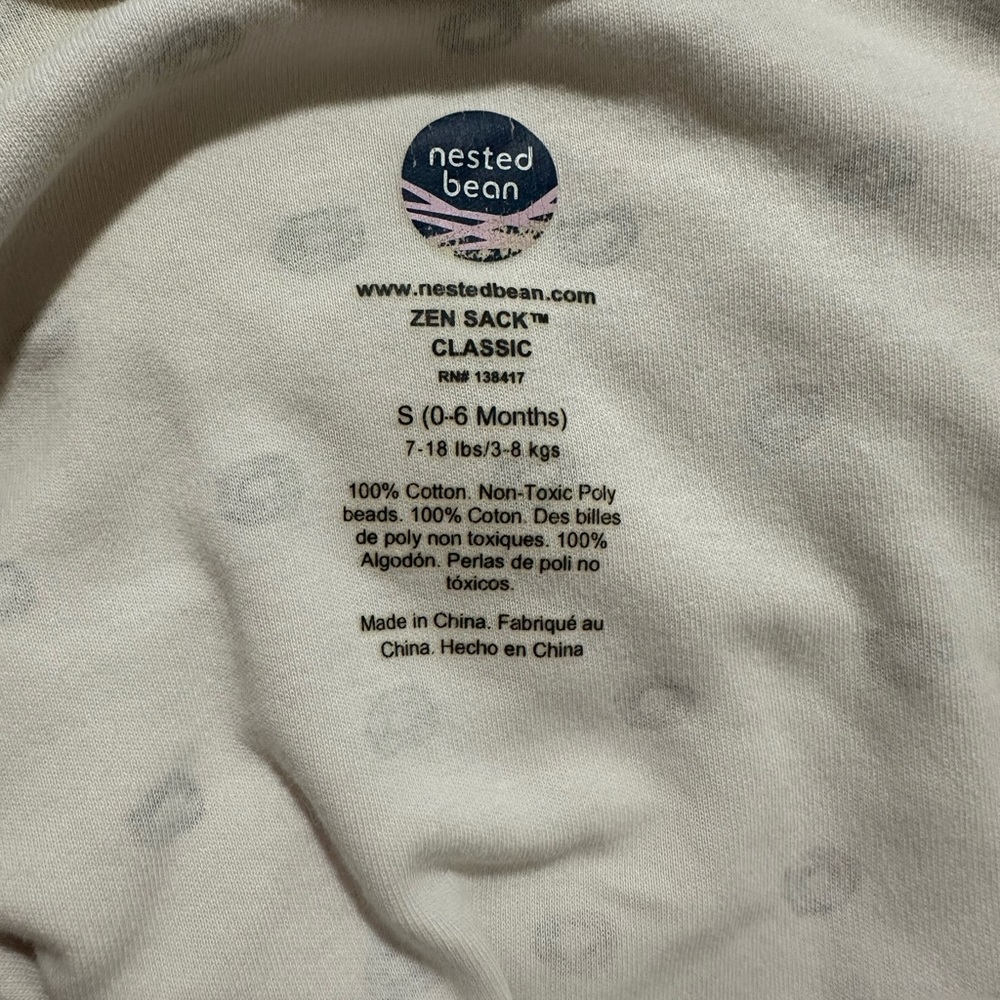 Nested Bean Sleep Sack - Picture 3 of 3